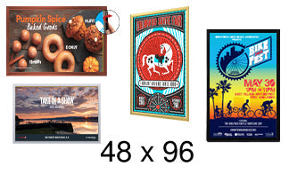 48x96 Frames | All Styles of 48x96 Snap Frames and Poster Displays
