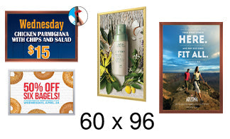 60x96 Frames | All Styles of 60x96 Poster Frames and Poster Displays