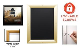 Poster Snap Frames with Security Screws | Tamper Proof Snap Open Frames