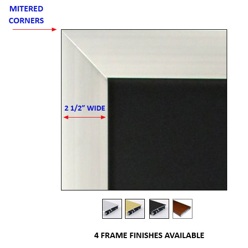 A-FRAME 20 x 20 POSTER STAND HAS 2 1/2" WIDE SIGN FRAME with MITERED CORNERS