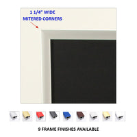 DOUBLE POLE POSTER STAND HAS 42 x 42 POSTER FRAME with MITERED CORNERS