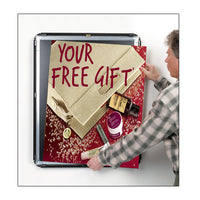 ALL 4 SIDES SNAP OPEN for EASY 48" x 60" POSTER CHANGES