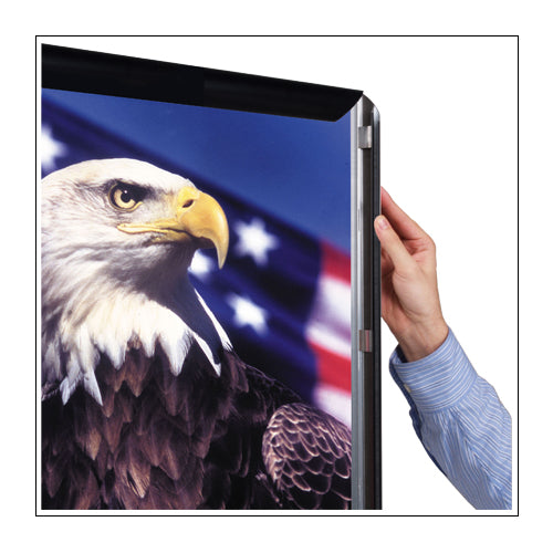 SNAP OPEN and SNAP SHUT to CHANGE POSTERS 24x72