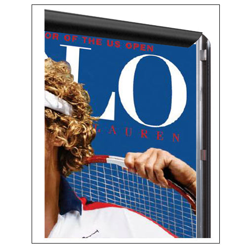 ALL 4 SIDES SNAP OPEN FOR EASY 36x84 POSTER CHANGES