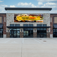 SwingSnap 7' x 60' Slim Metal Profile Banner Stretching Grip Snap Frame | Large Format 84 x 720 Graphic Size