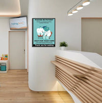 SwingSnap Poster 18x24 Snap Frame 1" Wide Profile | Quick Ship, Metal Black Snap Frame & Satin Silver
