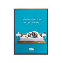 SwingSnap Slim LED Lighted Snap Frames for 11x17 Graphics | 1 1/4" Wide Aluminum Profile