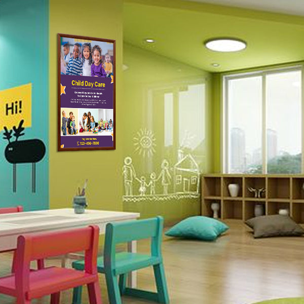 Wood 11x14 Poster Snap Frame SwingSnaps (1 1/4" Wood Profile)