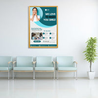 SwingSnap Extra Large Faux Wood Snap Frame 40x60 for Graphics on 1/8", 3/16", 1/4" Thick Boards
