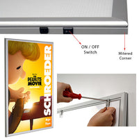 18" x 24" Light Panel comes with an ON/OFF Switch. Mounting is Easy.
