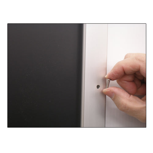Remove Security Screws from the Frame Profile