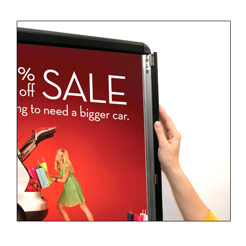 SNAP OPEN and SNAP CLOSE for 27x40 POSTER CHANGES