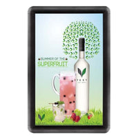 24x36 Snap Poster Frame and Sign Holder | Wall Mount 1-Inch Black Frame with Rounded  Corners
