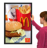 36x42 Poster Snap Frame with SwingSnap 1 5/8" Wide Aluminum Frame Profile | Fast Change
