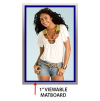 Designer Snap Frames for Posters 20x20  (1" Wide Matboard)