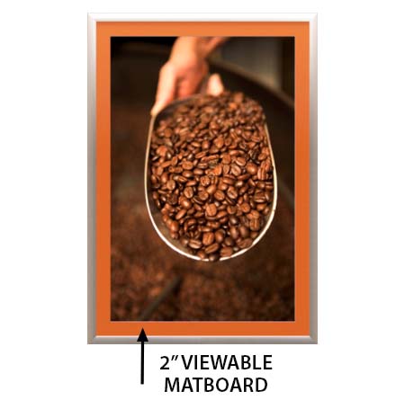 Designer Snap Frames for Posters 27x40 (2" Wide Matboard)