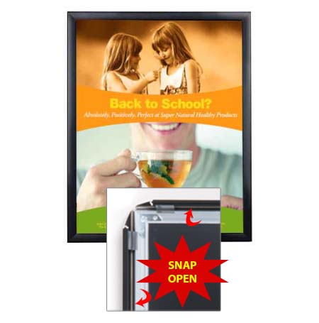 20 x 24 SwingSnaps Front Loading Poster Snap Frames (1 1/4" Mitered Corners)