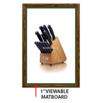 Designer Wood Snap Frames for Posters 11x14 (1" Wide Matboard)