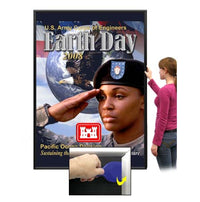 EXTRA-LARGE Poster Snap Frames 24 x 72 (1 3/4" Security Profile MOUNTED GRAPHICS)