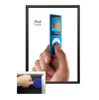 EXTRA DEEP 16 x 24 Poster Snap Frames (1 1/4" Security Profile for MOUNTED GRAPHICS)